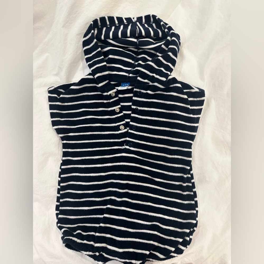 Baby toweling romper